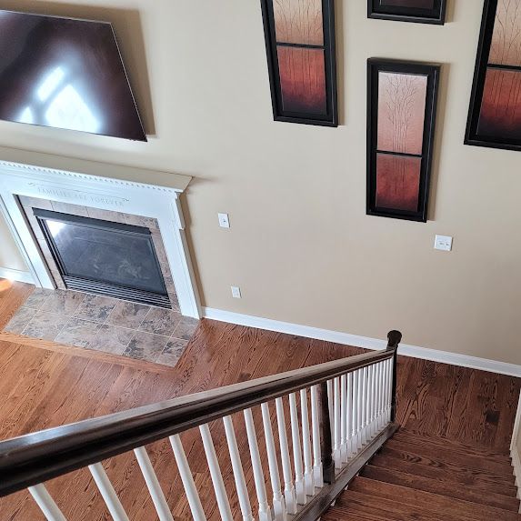 4 in red oak hardwood flooring installed in Milford